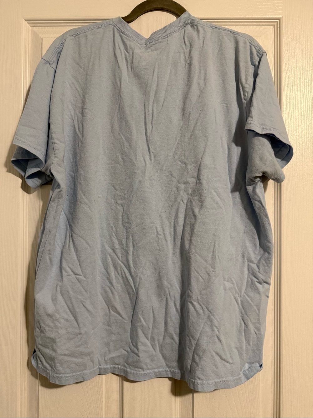 Fashion Nova Light Blue Butterfly Graphic Short Sleeve Tee - Picture 2 of 3
